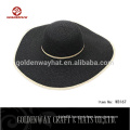 foldable fashion straw cap ladies woven sun hats